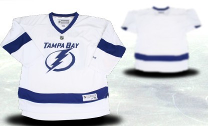 Tampa Bay Lightning Youth Customized White Jersey