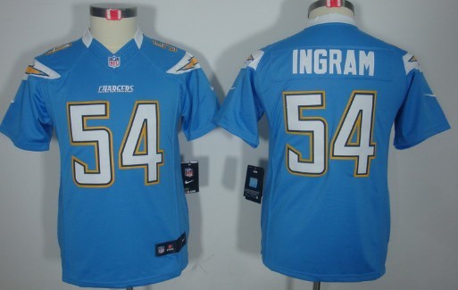 Nike San Diego Chargers #54 Melvin Ingram Light Blue Limited Kids Jersey 