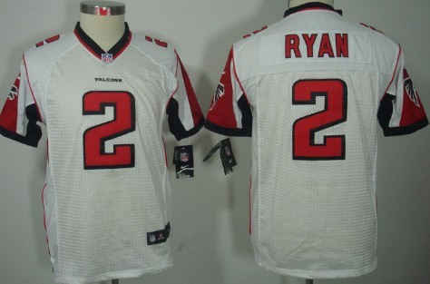 Nike Atlanta Falcons #2 Matt Ryan White Limited Kids Jersey 