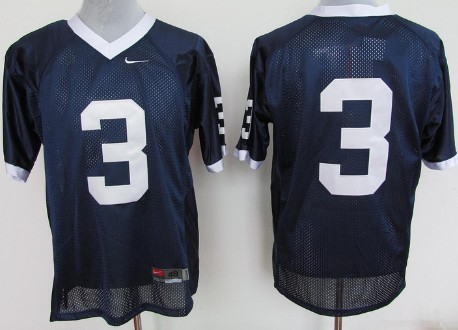 Penn State Nittany Lions #3 Navy Blue Jersey 