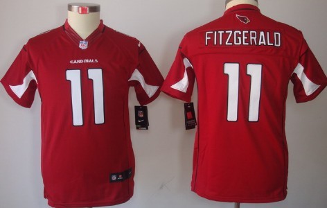 Nike Arizona Cardinals #11 Larry Fitzgerald Red Limited Kids Jersey 
