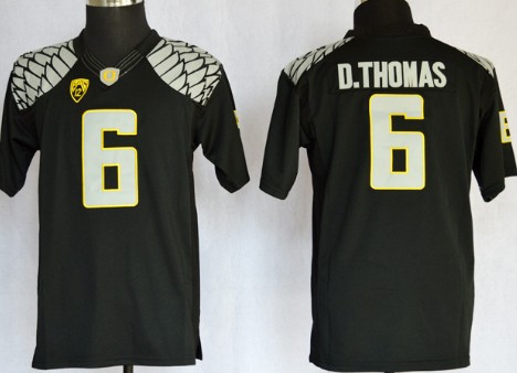 Oregon Ducks #6 DeAnthony Thomas 2013 Black Limited Kids Jersey 