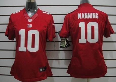 Nike New York Giants #10 Eli Manning Red Limited Womens Jersey Nike New York Giants #10 Eli Manning Red Limited Womens Jersey