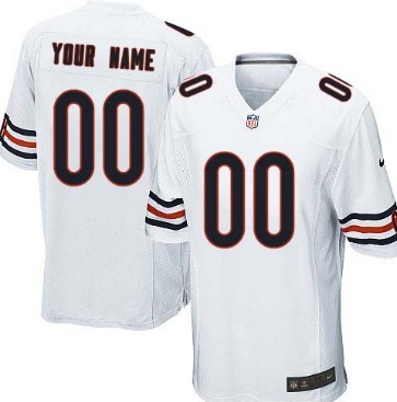 Kids' Nike Chicago Bears Customized White Limited Jersey