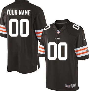 Men's Nike Cleveland Browns Customized Brown Limited Jersey