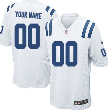 Kids' Nike Indianapolis Colts Customized White Limited Jersey
