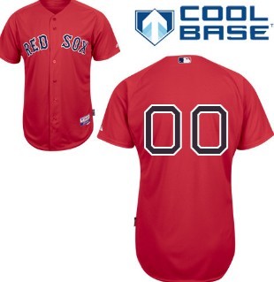 Kids' Boston Red Sox Customized Red Jersey 