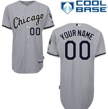 Men's Chicago White Sox Customized Gray Jersey