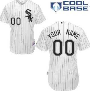 Kids' Chicago White Sox Customized White Pinstripe Jersey