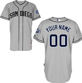 Kids' San Diego Padres Customized Gray Jersey