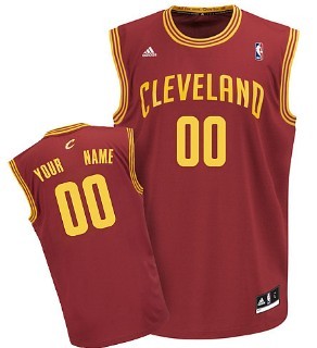 Kids Cleveland Cavaliers Customized Red Jersey 
