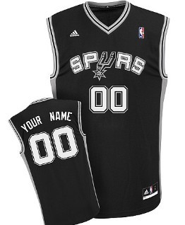 Youth  San Antonio Spurs Customized Black Jersey