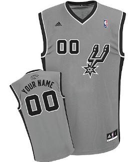 Youth  San Antonio Spurs Customized Gray Jersey