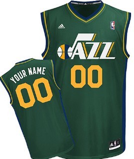 Youth  Utah Jazz Customized Green Jersey 