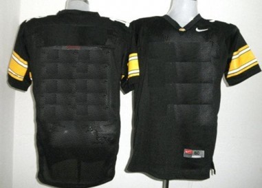 Men's Iowa Hawkeyes Customized Black Jersey