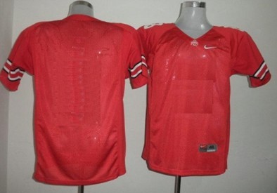 Men's Ohio State Buckeyes Customized Red Jersey 