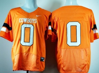 Men's Oklahoma State Cowboys Customized Orange Jersey 