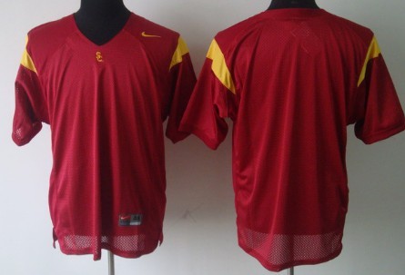 Men's USC Trojans Customized Red Jersey