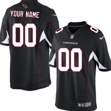 Youth Nike Arizona Cardinals Customized Black Limited Jersey 