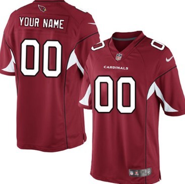 Youth Nike Arizona Cardinals Customized Red Limited Jersey 