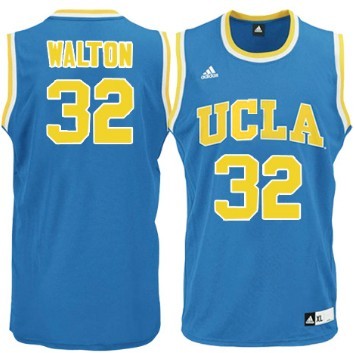 UCLA Bruins #32 Bill Walton Light Blue Jersey