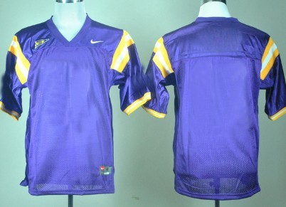 Kids' LSU Tigers Customized Purple Jersey 