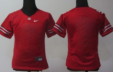 Women's Ohio State Buckeyes Customized Red Jersey 