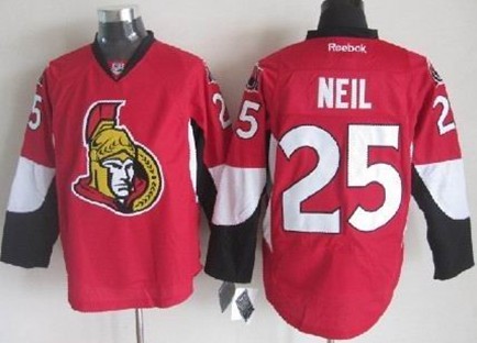 Ottawa Senators #25 Chris Neil Red Jersey