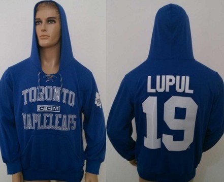 CCM Toronto Maple Leafs #19 Joffrey Lupul Blue Hoodie