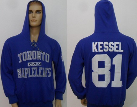CCM Toronto Maple Leafs #81 Phil Kessel Blue Hoodie