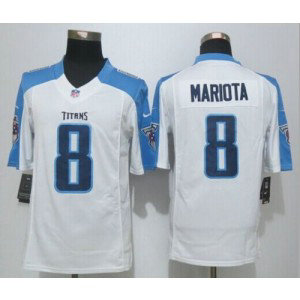2015 Draft Nike Titans 8 Marcus Mariota White Men Stitched NFL Limited Jersey