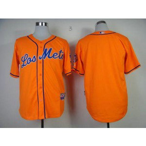 20150421507a.jpgMLB Mets Blank Orange Los Mets Cool Base Men Jersey
