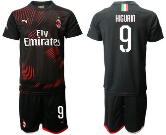 2019-20 AC Milan 9 HIGUAIN Third Away Soccer Jersey