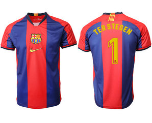 2019-20 Barcelona 1 TERSTEGEN Home Thailand Soccer Jersey