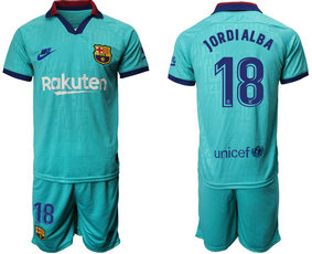 2019-20 Barcelona 18 JORDIALBA Third Away Soccer Jersey