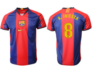 2019-20 Barcelona 8 A. INIESTA Home Thailand Soccer Jersey