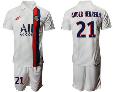 2019-20 Paris Saint-Germain 21 ANDER HERRERA Third Away Soccer Jersey