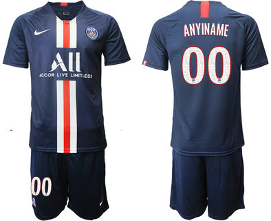 2019-20 Paris Saint-Germain Customized Home Soccer Jersey