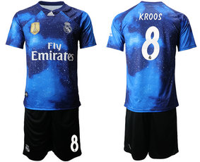 2019-20 Real Madrid 8 KROOS Away Soccer Jersey