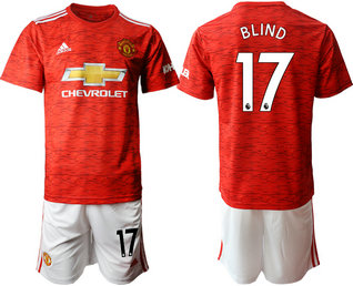 2020-21 Manchester United 17 BLIND Home Soccer Jersey
