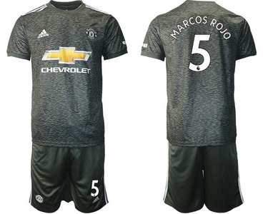 2020-21 Manchester United 5 MARCOS ROJO Away Soccer Jersey