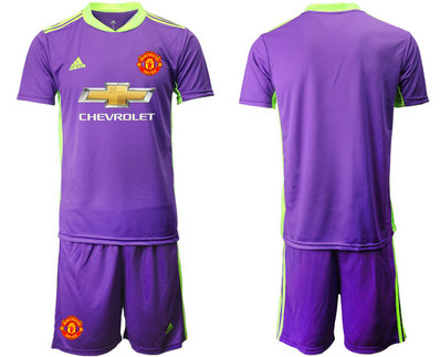 2020-21 Manchester United Purple Goalkeeper Soccer Jersey