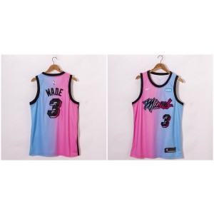 2020 New NBA Heat 3 Dwyane Wade Nike Men Jersey