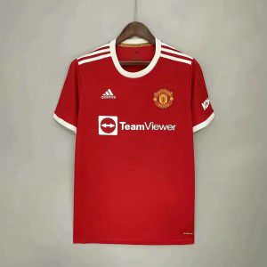 2021-22 Manchester United Red Soccer Men Jersey