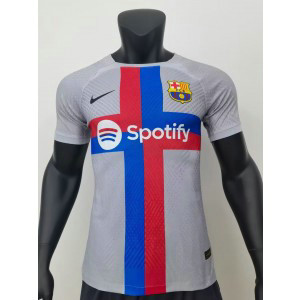 2022-23 Barcelona Player Edition Slim fit 3rd Soccer Men Jersey