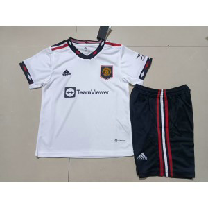 2022-23 Manchester United Away Kids Kits