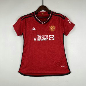2023-24 Manchester United Home Soccer Women Jersey