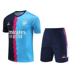 2023_24 Arsenal Training Blue Suit Soccer Men Jersey