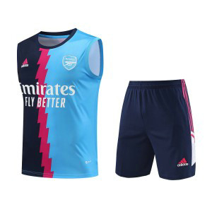 2023_24 Arsenal Training Suit Blue Soccer Men Jersey
