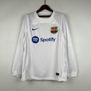 2023_24 Barcelona Away Long Sleeve Soccer Men Jersey